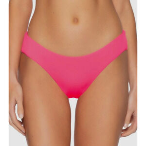 Becca Womens Pink Shirred Hipster Bikini Bottoms Size M 15866